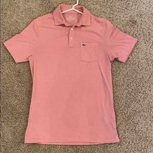 Men’s Pink Vineyard Vines Edgartown Polo